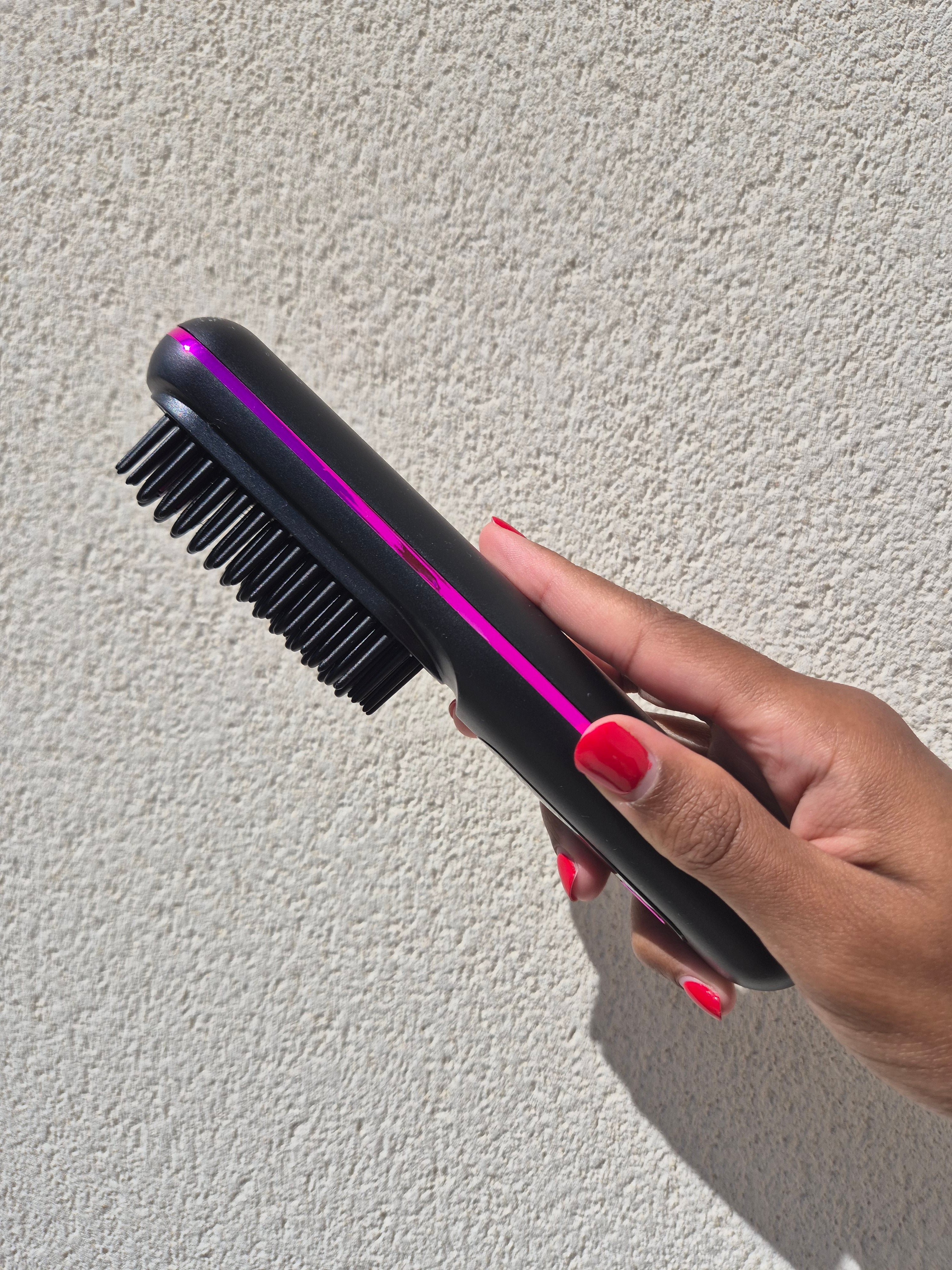 Brosse lissante sans fil 2 en 1