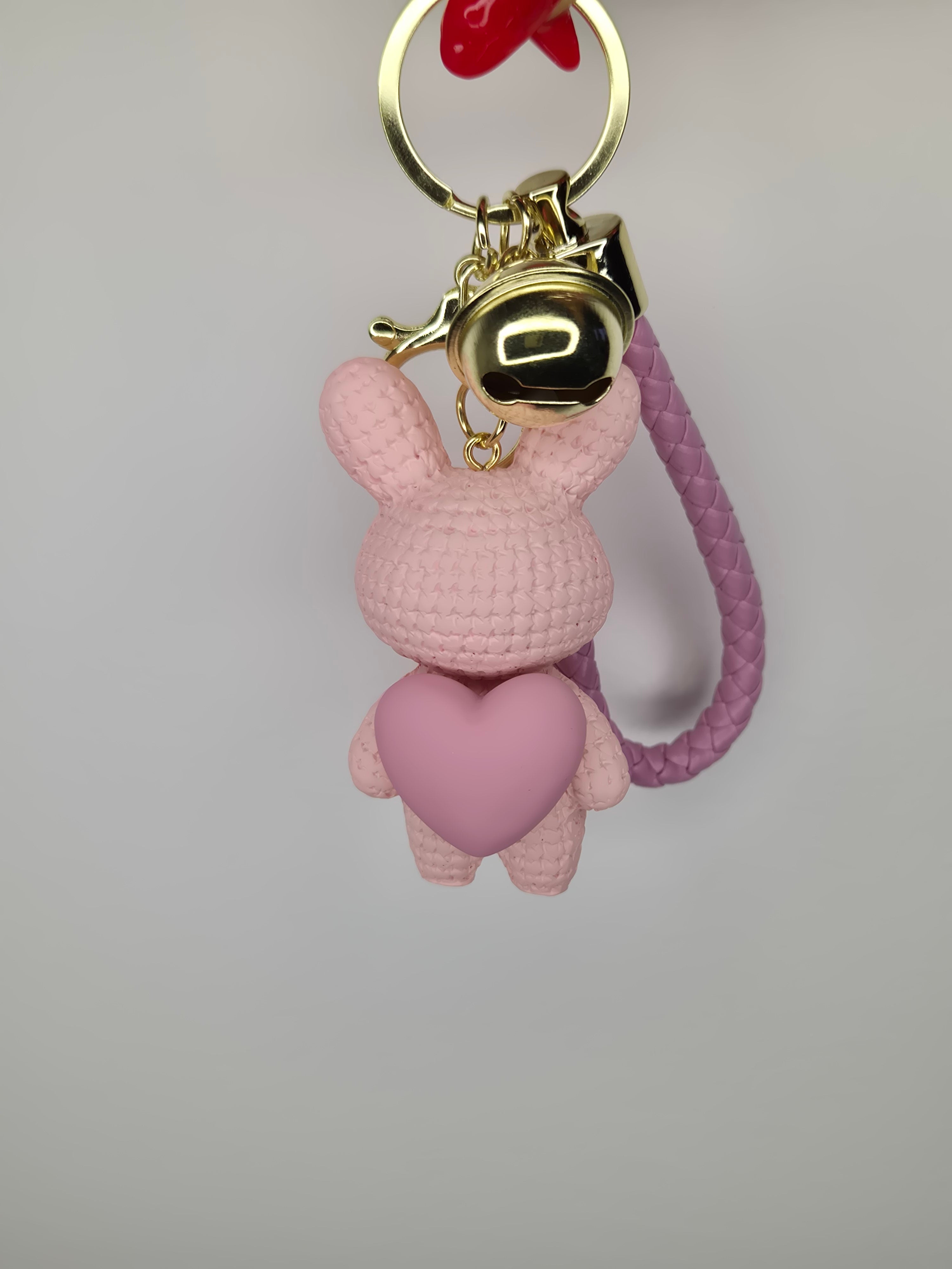 Porte clefs Lapin-coeur