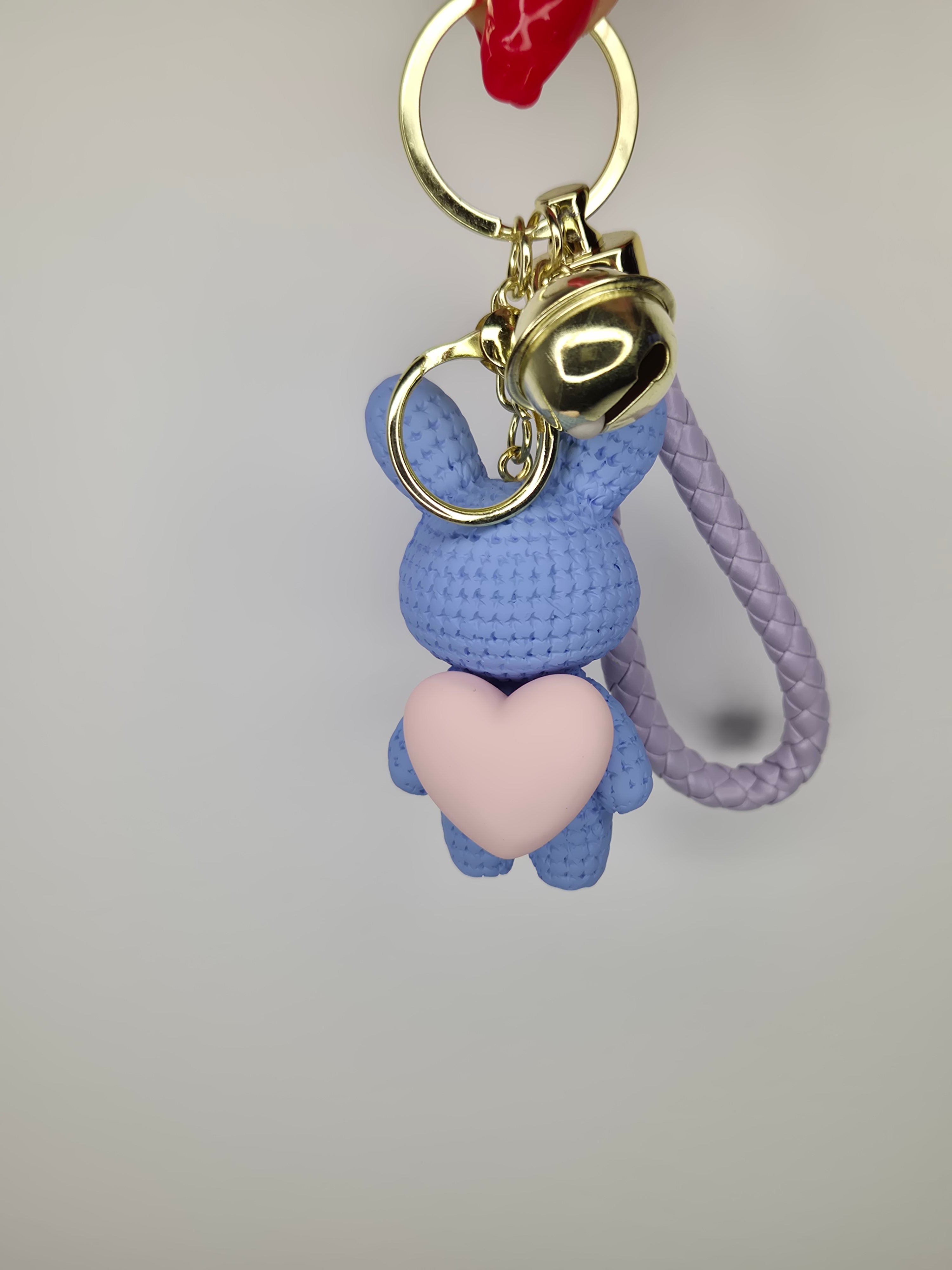 Porte clefs Lapin-coeur