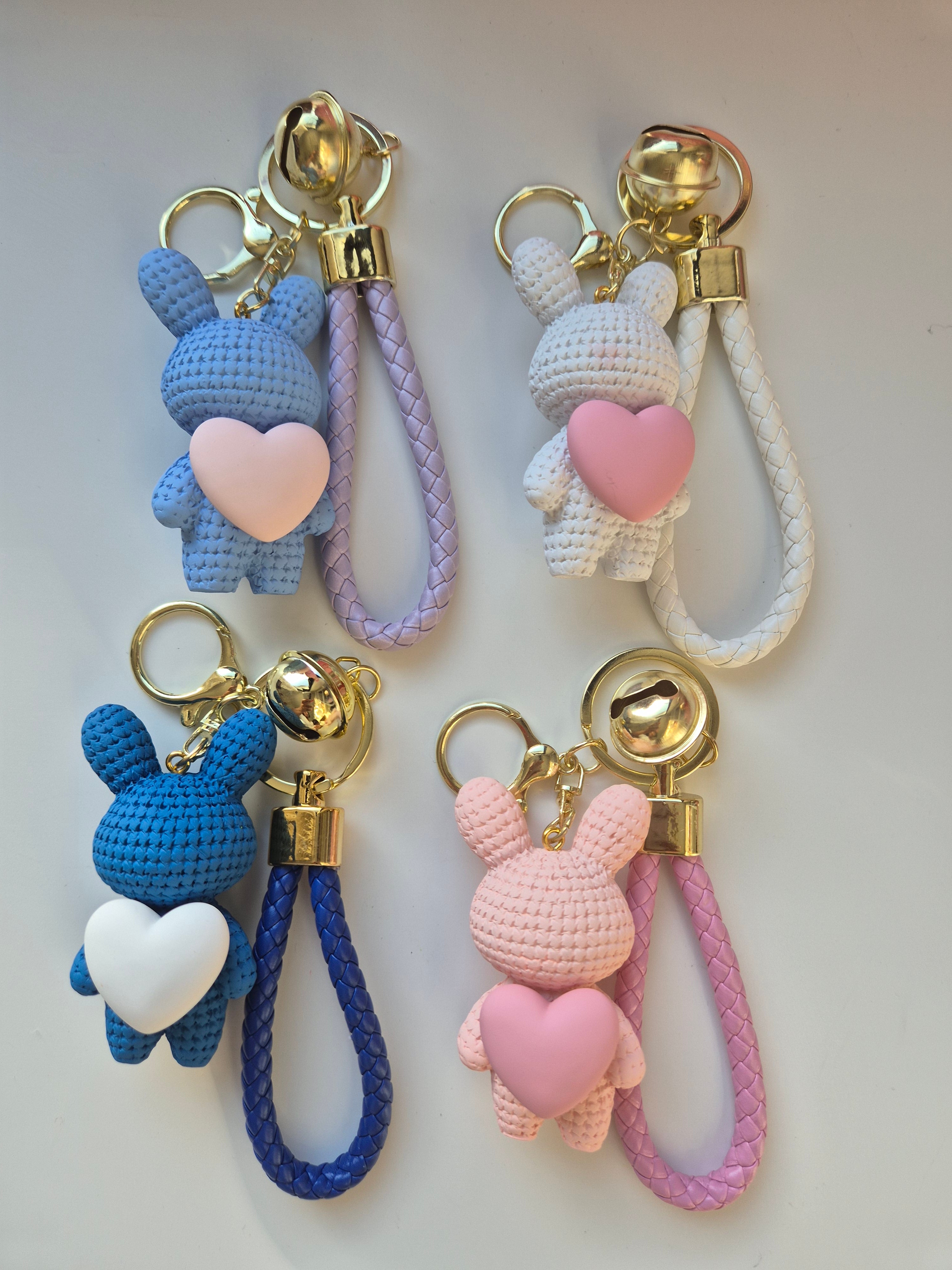 Porte clefs Lapin-coeur