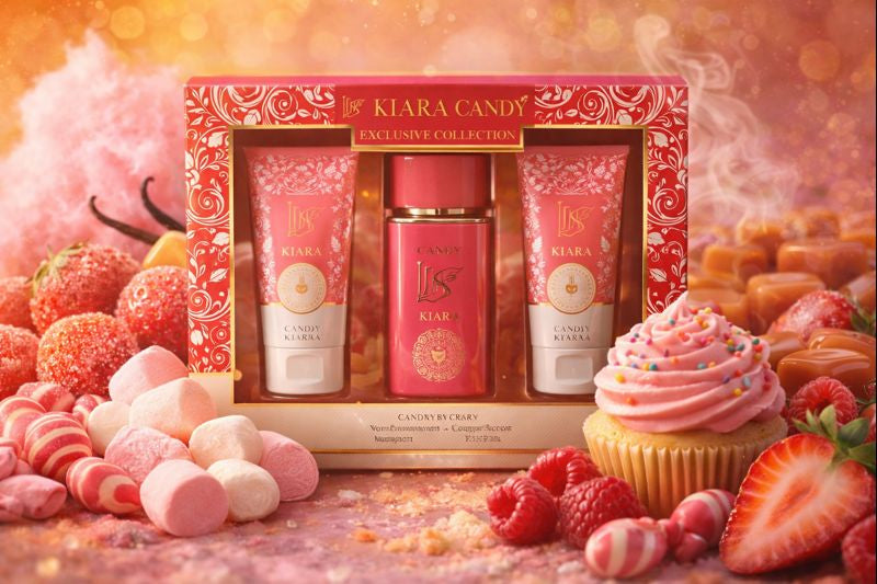 Coffret Bain Kiara Candy - 3 pièces