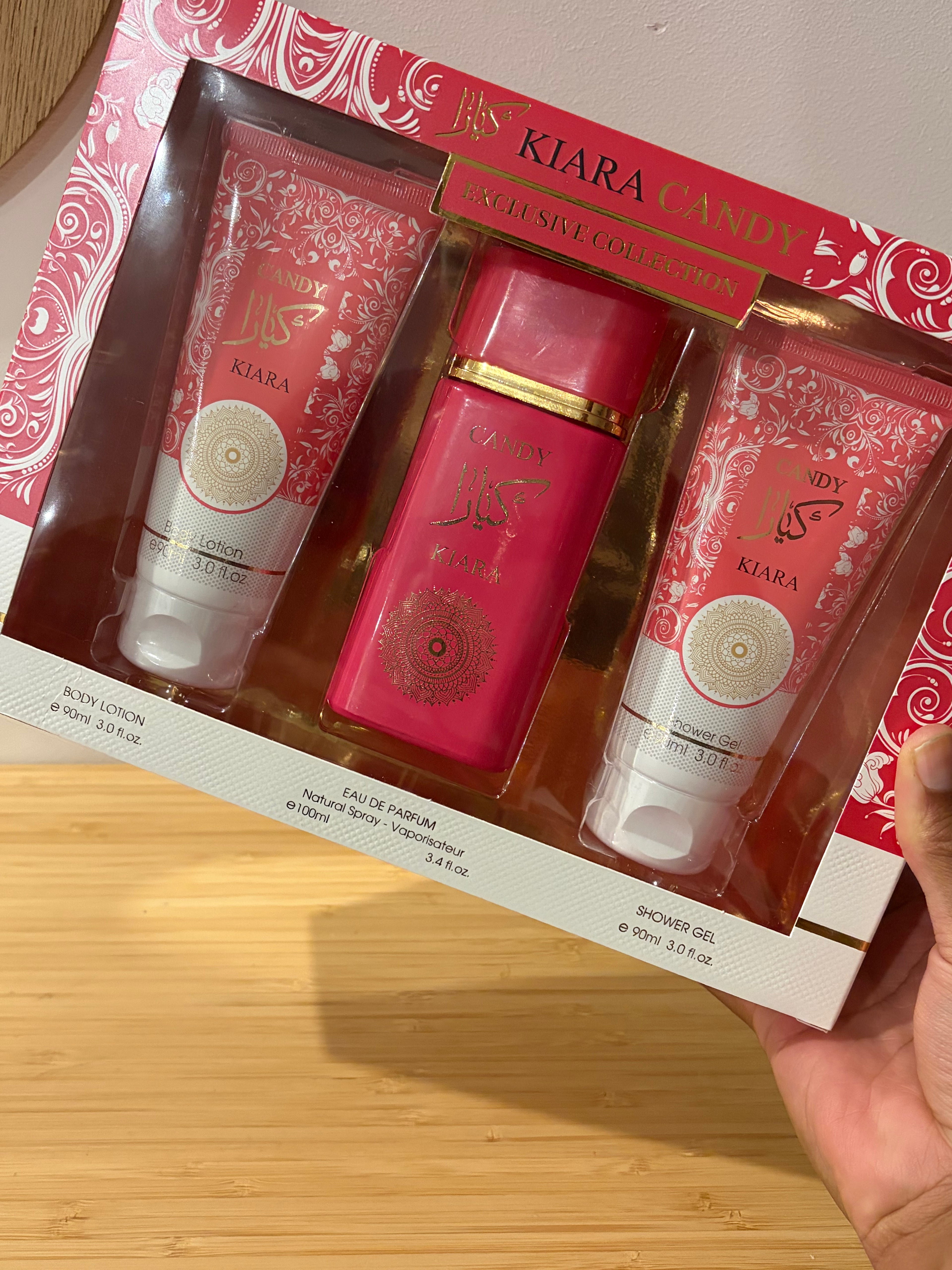 Coffret Bain Kiara Candy - 3 pièces